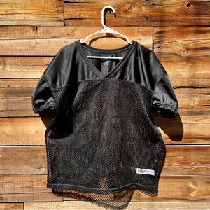 Schutt Black Mesh Football Jersey Small